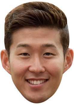 SON HEUNG MIN JB - Footballer Fancy Dress Cardboard Celebrity Face Mask