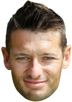 WES HOOLAHAN JB - Footballer Fancy Dress Cardboard Celebrity Face Mask