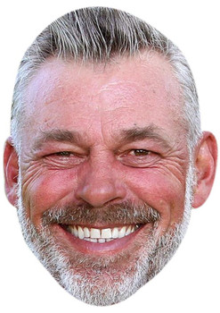 DARREN CLARKE JB - Golf Fancy Dress Cardboard Celebrity Face Mask