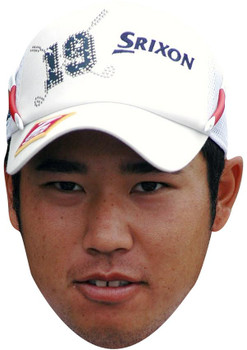 HIDEKI MATSUYAMA JB - Golf Fancy Dress Cardboard Celebrity Face Mask