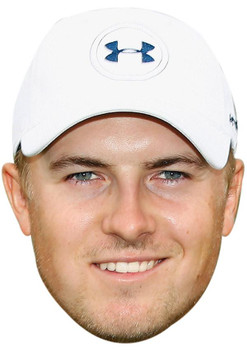 JORDAN SPIETH JB - Golf Fancy Dress Cardboard Celebrity Face Mask