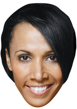 KELLY HOLMES JB - Athletics Fancy Dress Cardboard Celebrity Face Mask