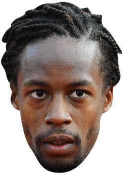 GAEL MONFILS JB - Tennis Fancy Dress Cardboard Celebrity Face Mask