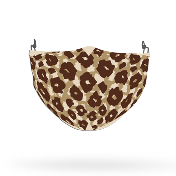 Cheetah Leopard Animal Skin Face Covering Print 17