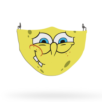 Yellow Spongebob Face Pattern Face Covering Print 1 Yellow Spongebob Face Pattern Face Covering Print 1