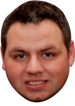 Adrian Lewis Darts Celebrity Face Mask - Fancy Dress Party Mask 2026