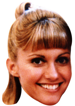 Young Olivia Newton John celebrity face mask Fancy Dress Face Mask 2021