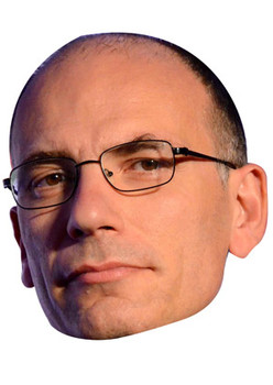 Enrico Letta Politician Celebrity Face Mask