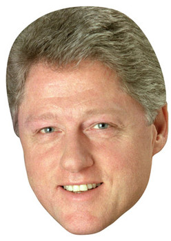 President Bill Clinton Celebrity Face Mask