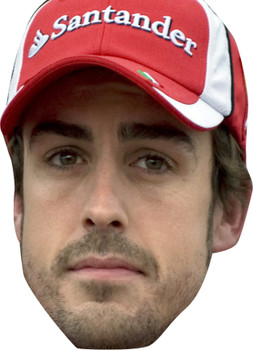 Fernando Alonso Formula1 Face Mask