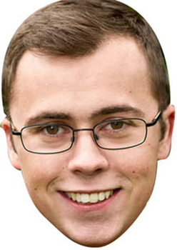Joe Tracini Dennis Hollyoaks Celebrity Face Mask - Fancy Dress Party Mask 2026