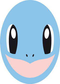 Squirtle 2018 Kids Celebrity Face Mask