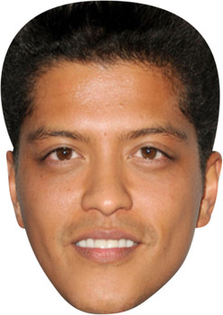 Bruno Mars 3 Celebrity Party Face Mask