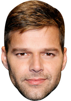 Ricky Martin Celebrity Music Star Face Mask