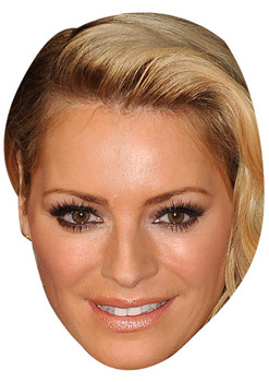 TESS DALY JB - TV Star Fancy Dress Cardboard Celebrity Face Mask