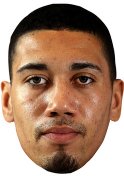 CHRIS SMALLING JB - Footballer Fancy Dress Cardboard celebrity face mask Fancy Dress Face Mask 2021