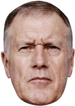 GEOFF HURST OLD JB - Footballer Fancy Dress Cardboard celebrity face mask Fancy Dress Face Mask 2021