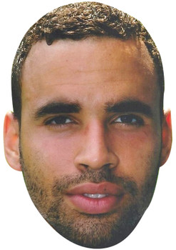 HAL ROBSON KANU JB - Footballer Fancy Dress Cardboard celebrity face mask Fancy Dress Face Mask 2021