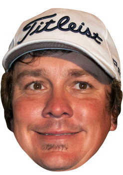 JASON DUFNER JB - Golf Fancy Dress Cardboard celebrity face mask Fancy Dress Face Mask 2021