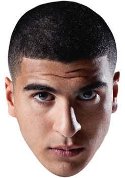 ADAM GEMILI JB - TV Star Fancy Dress Cardboard celebrity face mask Fancy Dress Face Mask 2021