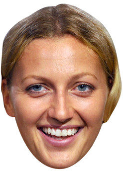 PETRA KVITOVA JB - Tennis Fancy Dress Cardboard celebrity face mask Fancy Dress Face Mask 2021