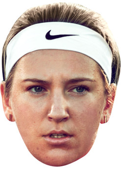 VICTORIA AZARENKA JB - Tennis Fancy Dress Cardboard celebrity face mask Fancy Dress Face Mask 2021