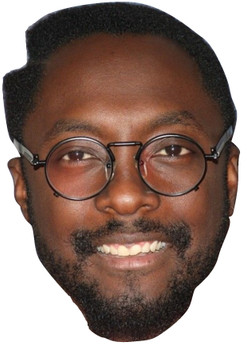 Will I Am Celebrity Party Face mask Fancy Dress