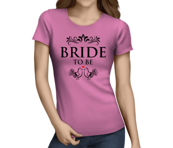 Bride To Be 1 Colour Custom Hen T-Shirt - Any Name - Party Tee