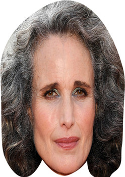 Andie MacDowell Netflix MAID Celebrity Fancy Dress Cardboard face mask