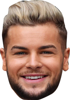 Chris Hughes Love Island Fancy Dress Cardboard Celebrity Face Mask