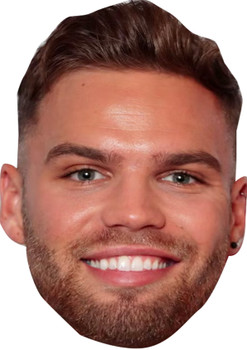 Dom Lever Love Island Fancy Dress Cardboard Celebrity Face Mask