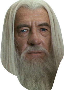 LOTR Gandalf Fancy Dress Cardboard Celebrity Face Mask