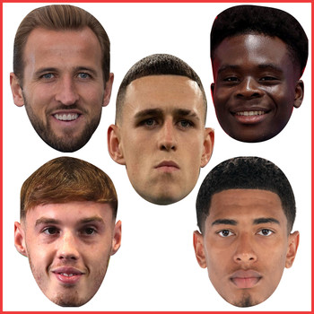England Euros 2024 Party Mask Pack 1
