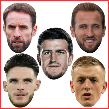 England Euros 2024 Party Mask Pack 2