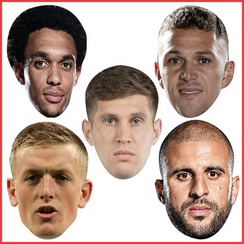 England Euros 2024 Party Mask Pack 3