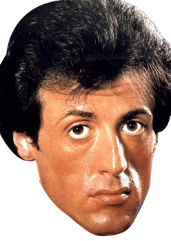 Young Sylvester Stallone Rocky Face Mask