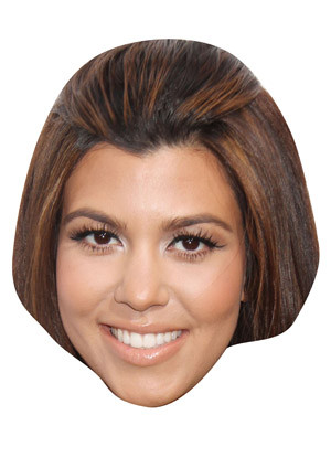 Kourtney Kardashian Celebrity Face Mask