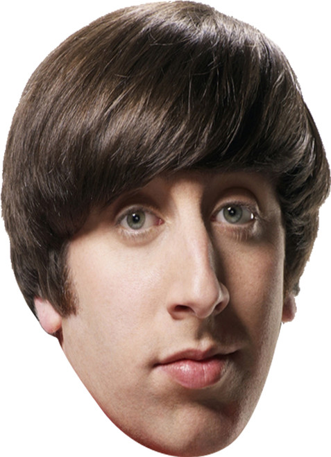 Simon Helberg Tv Star Celebrity Party Face Mask | Fancy Dress