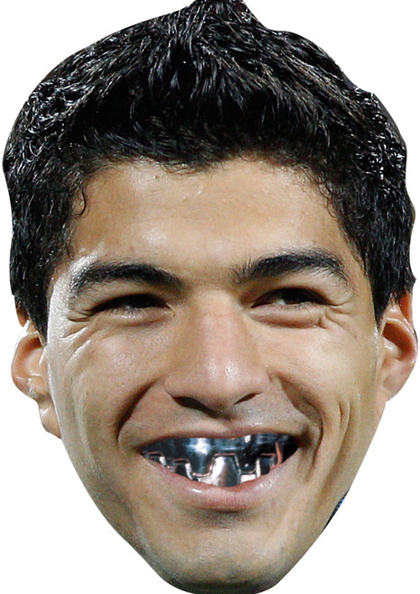 You Little Biter! Luis Suarez Jaws Face Mask