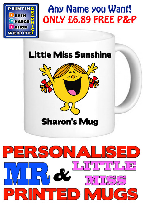 Little Miss Sunshine Personalised Mug Cup
