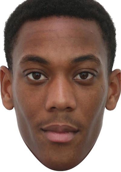 Anthony Martial Football 2018 Celebrity Face Mask