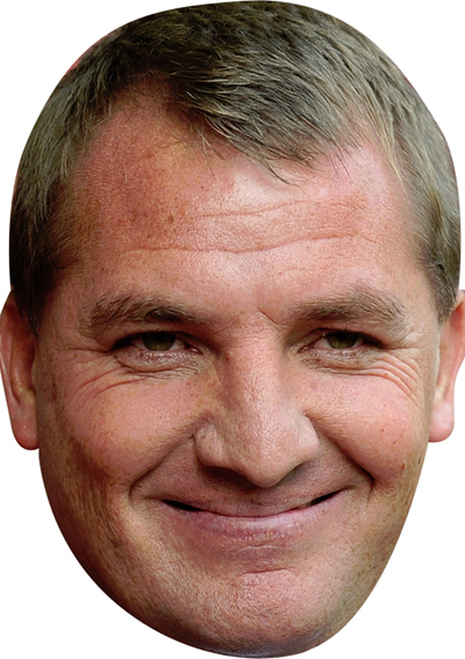 Brendan Rodgers Celtic Manager Sports Celebrity Party Face Mask | Fancy Dress
