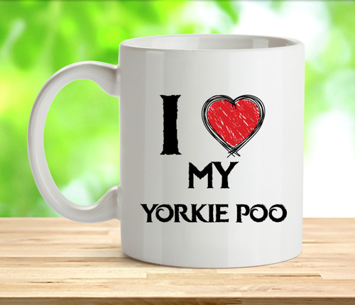 I Love My Yorkie Poo Mug