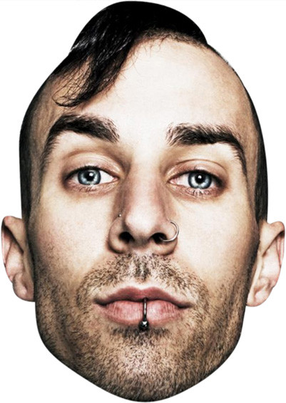 Travis Barker Blink 182 Celebrity Facemask