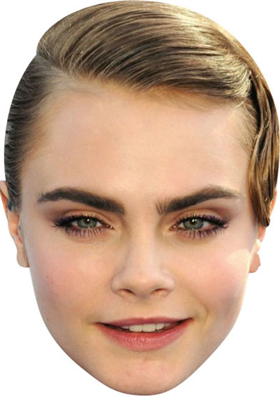 Cara Delavigne Tv Stars Face Mask