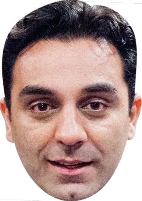 Pasha Bocarie As Rakesh Kotecha Celebrity Party Face Mask