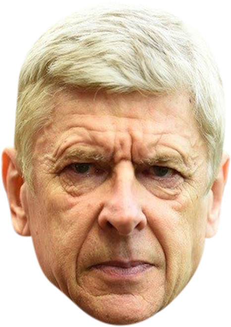 Arsene Wenger Celebrity Party Face Mask