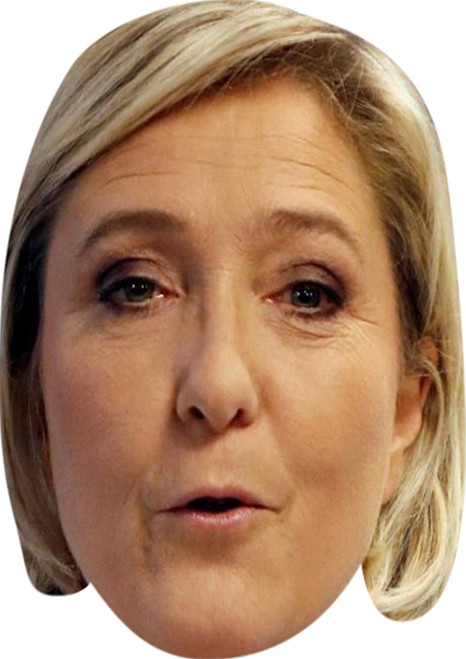 Marie Le Pen Celebrity Party Face Mask