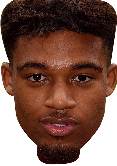 Jordon Ibe England Football Sensation Celebrity Party Face Mask | Fancy Dress