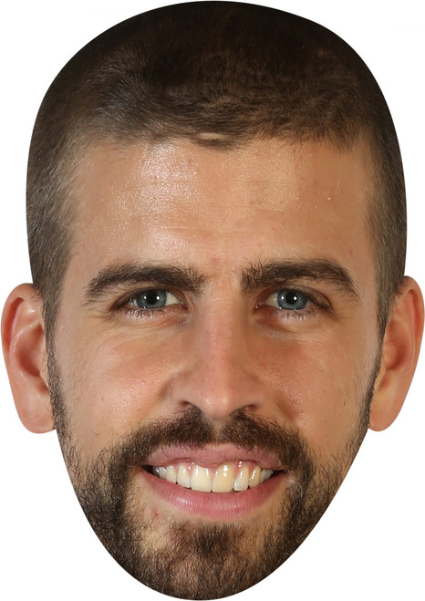 Pique Barcelona Football Sensation Celebrity Party Face Mask | Fancy Dress